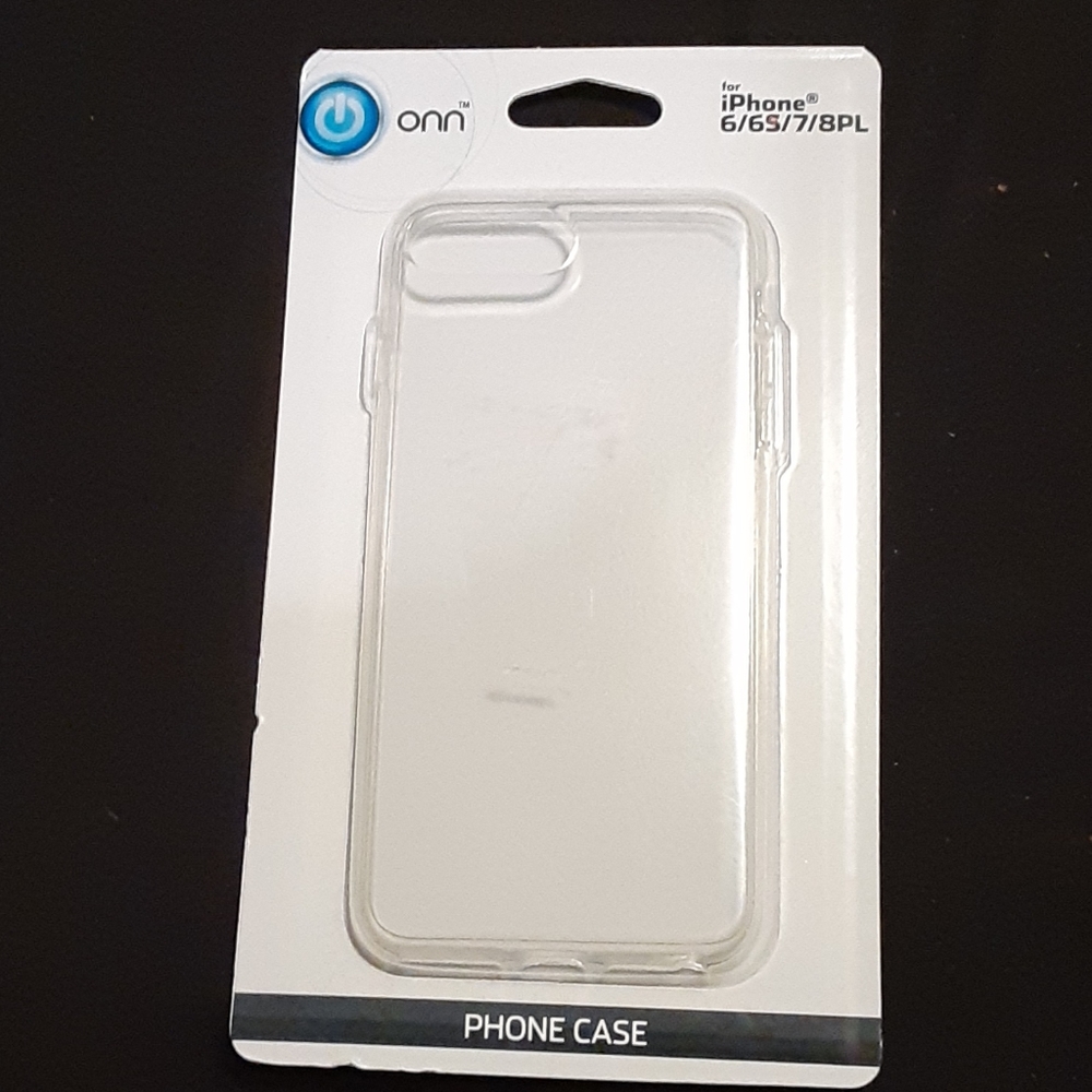 Onn iPhone 6 / 6 s / 7 / 8 plus clear phone case